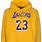Lakers Hoodie Yellow
