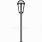 Lamp Post Clip Art Black and White