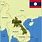 Laos On Map