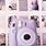 Lavender Polaroid Camera