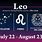 Leo August Zodiac Sign