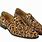 Leopard Print Loafers Men