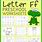 Letter F for Preschool