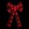 Lighted Red Bow Christmas Decoration