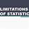 Limitation of Statistics