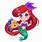 Little Mermaid Chibi