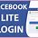 Log into Facebook Lite
