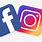 Logo Instagram Dan Facebook
