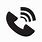Logo Telefono Negro