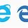 Logo with Blue E