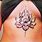 Lotus Flower Chest Tattoo