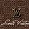 Louis Vuitton Logo Brown