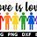 Love Is Love SVG Pride