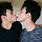 Lucas and Marcus Kiss