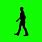 Man Walking Green screen