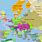 Map of Europe 1453