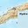 Map of Hydra Greek Island