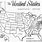 Map of United States Coloring Page