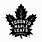 Maple Leafs Logo Black and White