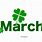 March Word Clip Art