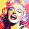 Marilyn Monroe Pop Art Painting