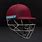 Maroon Cricket Helmet