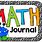 Math Journal Clip Art