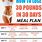 Meal Plan to Lose 30 Lbs