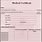 Medical Certificate Form Template