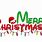 Merry Christmas Transparent Background Logo
