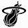 Miami Heat Logo Silhouette