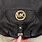 Michael Kors Black Leather Monogram Hobo Bag