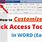 Microsoft Quick Access Toolbar