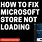 Microsoft Store Not Loading