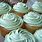 Mint Green Cupcakes