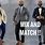 Mix and Match Suits Men