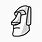 Moai Emoji Sketch