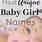 Most Unique Baby Girl Names