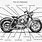 Motorcycle Parts Labeled