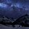 Mountain Night Sky