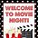 Movie Night Sign Printable