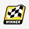 NASCAR Winner Sticker