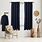 Navy Blackout Curtains