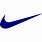 Navy Blue Nike Logo