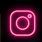 Neon Effect Instagram Logo