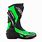 Neon Green Motorcycle Boots Men Rst