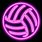 Neon Volleyball