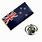 New Zealand Flag with Sister Clips Attached