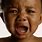 Newborn Black Baby Girl Crying