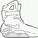Nike Basketball Shoes Coloring Page
